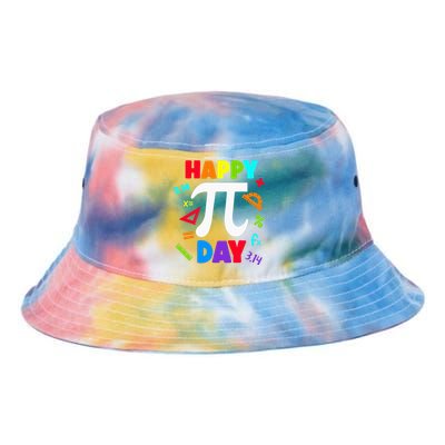 3.14 PI Day Pie Day Pi Symbol For Math Lovers Tie Dye Newport Bucket Hat