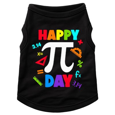 3.14 PI Day Pie Day Pi Symbol For Math Lovers Doggie Tank