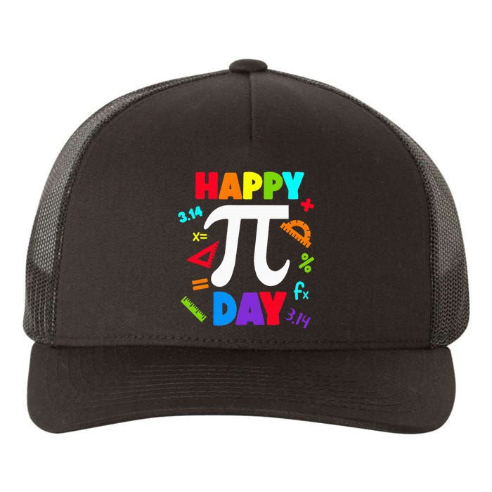 3.14 PI Day Pie Day Pi Symbol For Math Lovers Yupoong Adult 5-Panel Trucker Hat