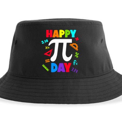 3.14 PI Day Pie Day Pi Symbol For Math Lovers Sustainable Bucket Hat