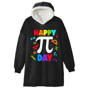 3.14 PI Day Pie Day Pi Symbol For Math Lovers Hooded Wearable Blanket