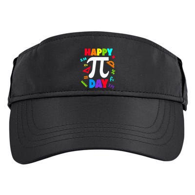 3.14 PI Day Pie Day Pi Symbol For Math Lovers Adult Drive Performance Visor
