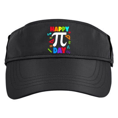 3.14 PI Day Pie Day Pi Symbol For Math Lovers Adult Drive Performance Visor