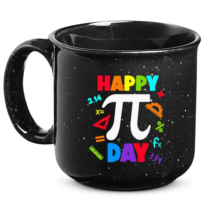 3.14 PI Day Pie Day Pi Symbol For Math Lovers 15oz Campfire Ceramic Mug