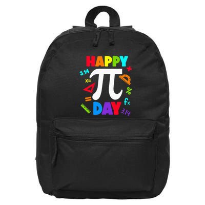 3.14 PI Day Pie Day Pi Symbol For Math Lovers 16 in Basic Backpack