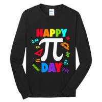 3.14 PI Day Pie Day Pi Symbol For Math Lovers Tall Long Sleeve T-Shirt