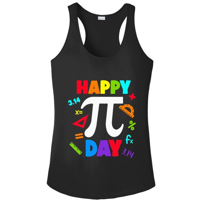 3.14 PI Day Pie Day Pi Symbol For Math Lovers Ladies PosiCharge Competitor Racerback Tank