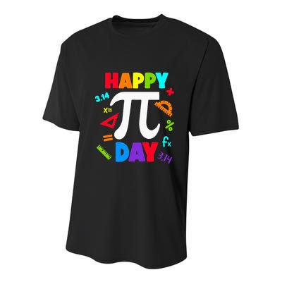 3.14 PI Day Pie Day Pi Symbol For Math Lovers Youth Performance Sprint T-Shirt