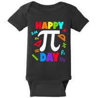 3.14 PI Day Pie Day Pi Symbol For Math Lovers Baby Bodysuit