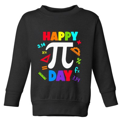 3.14 PI Day Pie Day Pi Symbol For Math Lovers Toddler Sweatshirt