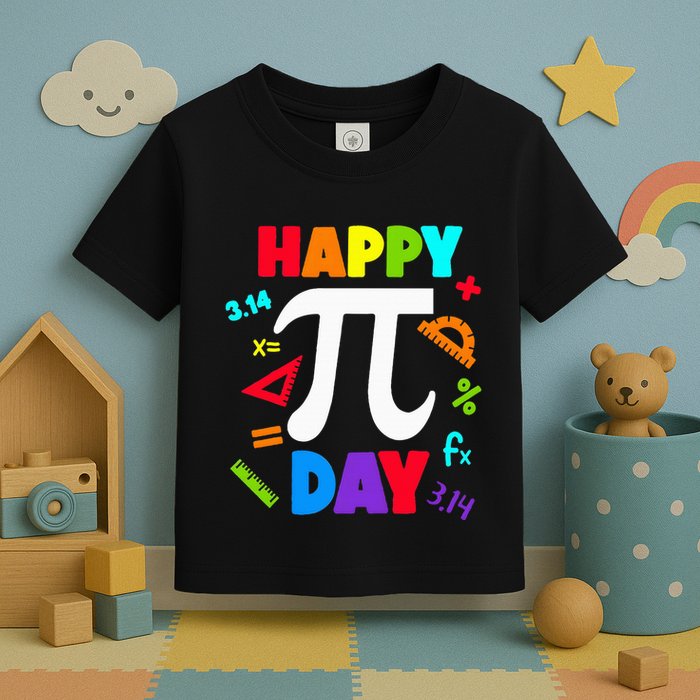 3.14 PI Day Pie Day Pi Symbol For Math Lovers Toddler T-Shirt