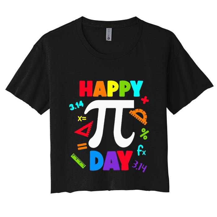 3.14 PI Day Pie Day Pi Symbol For Math Lovers Crop Top