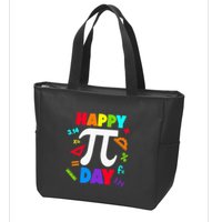 3.14 PI Day Pie Day Pi Symbol For Math Lovers Zip Tote Bag