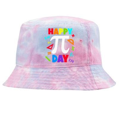 3.14 PI Day Pie Day Pi Symbol For Math Lovers Tie-Dyed Bucket Hat