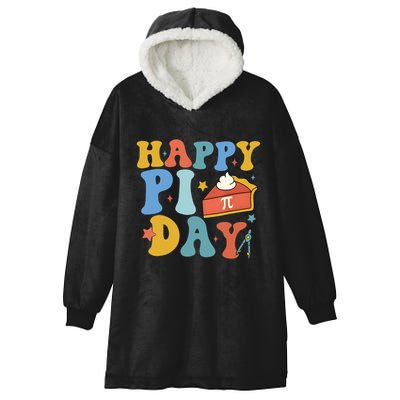 3.14 Pi Day Pie Day Pi Symbol For Math Lovers Hooded Wearable Blanket
