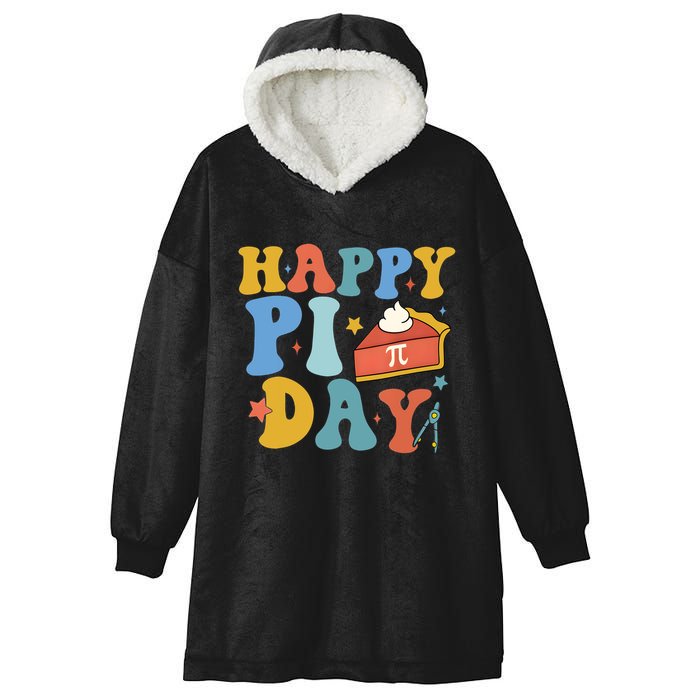 3.14 Pi Day Pie Day Pi Symbol For Math Lovers Hooded Wearable Blanket