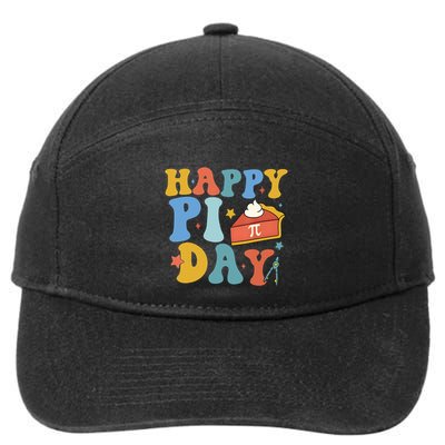3.14 Pi Day Pie Day Pi Symbol For Math Lovers 7-Panel Snapback Hat