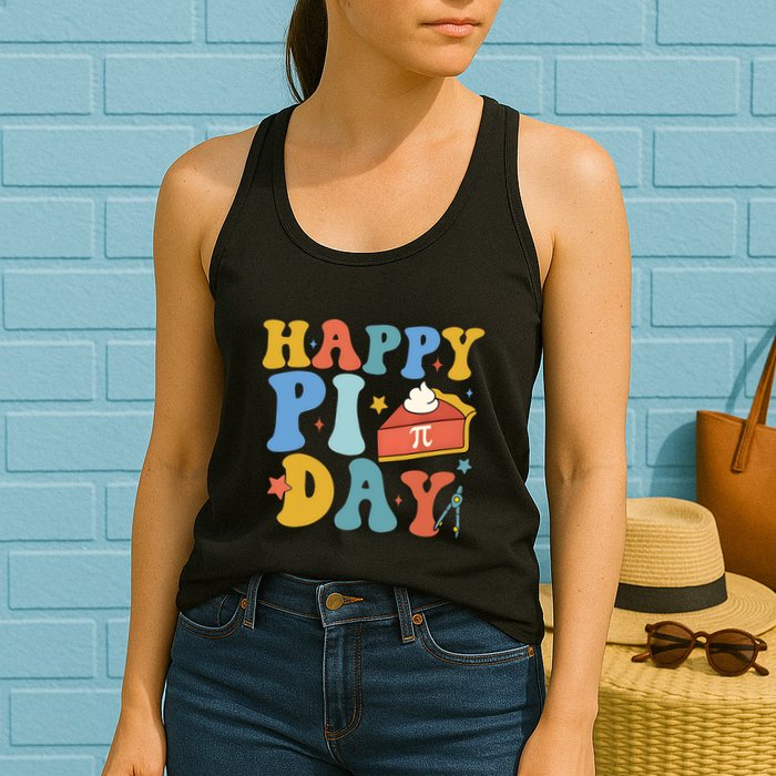 3.14 Pi Day Pie Day Pi Symbol For Math Lovers Womens Tank Top