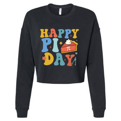 3.14 Pi Day Pie Day Pi Symbol For Math Lovers Cropped Pullover Crew
