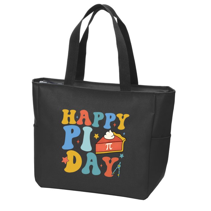 3.14 Pi Day Pie Day Pi Symbol For Math Lovers Zip Tote Bag
