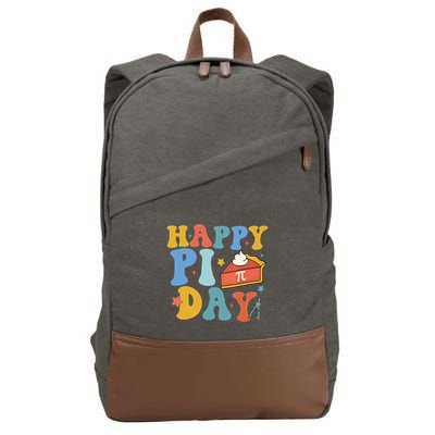 3.14 Pi Day Pie Day Pi Symbol For Math Lovers Cotton Canvas Backpack
