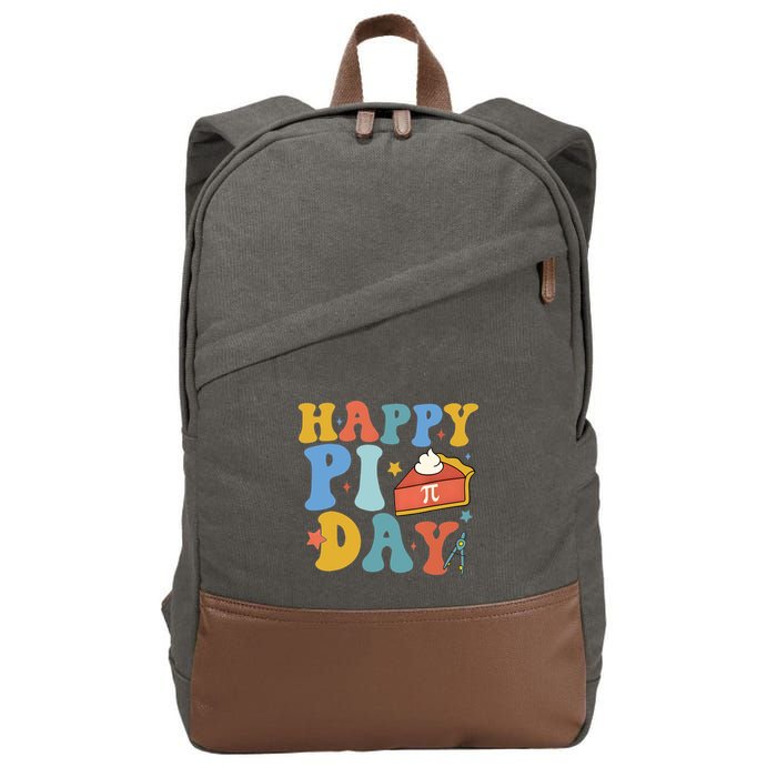 3.14 Pi Day Pie Day Pi Symbol For Math Lovers Cotton Canvas Backpack