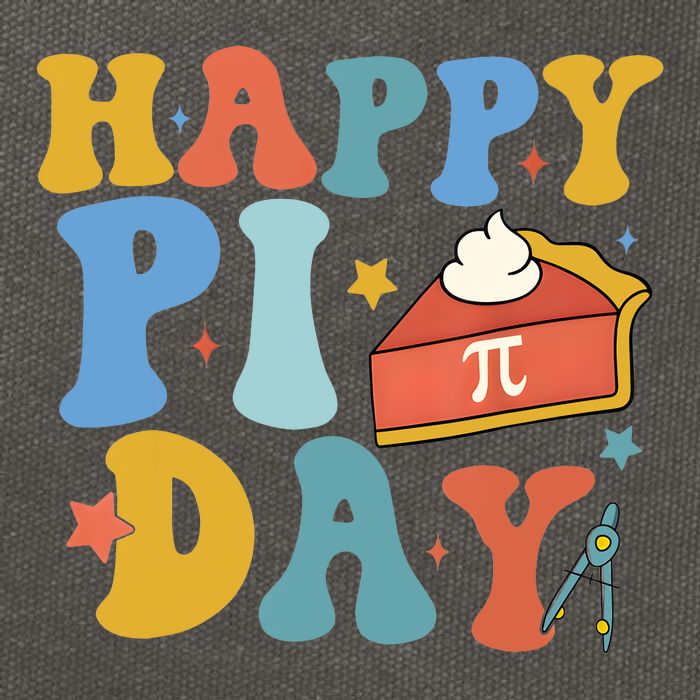 3.14 Pi Day Pie Day Pi Symbol For Math Lovers Cotton Canvas Backpack