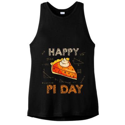 3.14 Pi Day Pie Day Pi Symbol For Math Lovers And Women Ladies PosiCharge Tri-Blend Wicking Tank