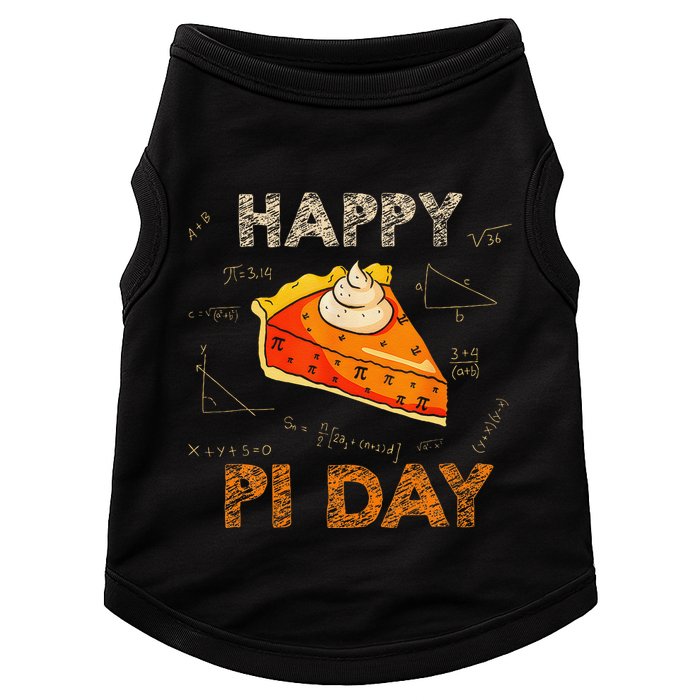 3.14 Pi Day Pie Day Pi Symbol For Math Lovers And Women Doggie Tank