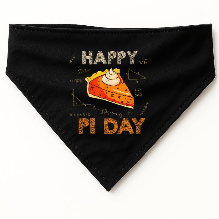 3.14 Pi Day Pie Day Pi Symbol For Math Lovers And Women USA-Made Doggie Bandana