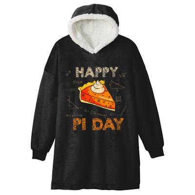 3.14 Pi Day Pie Day Pi Symbol For Math Lovers And Women Hooded Wearable Blanket