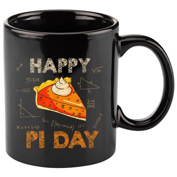 3.14 Pi Day Pie Day Pi Symbol For Math Lovers And Women 11oz C Handle Ceramic Mug