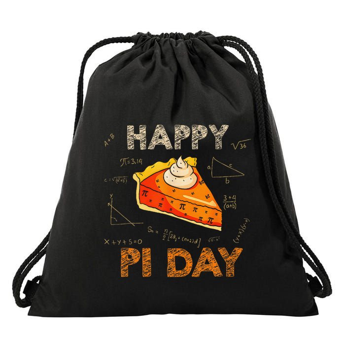 3.14 Pi Day Pie Day Pi Symbol For Math Lovers And Women Drawstring Bag