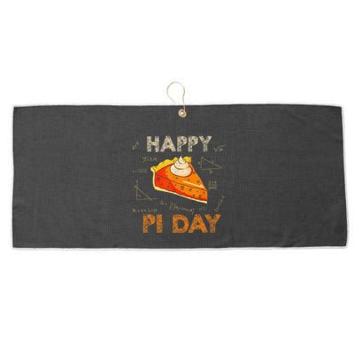 3.14 Pi Day Pie Day Pi Symbol For Math Lovers And Women Large Microfiber Waffle Golf Towel