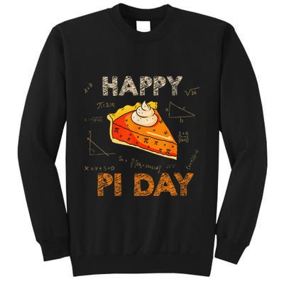 3.14 Pi Day Pie Day Pi Symbol For Math Lovers And Women Tall Sweatshirt