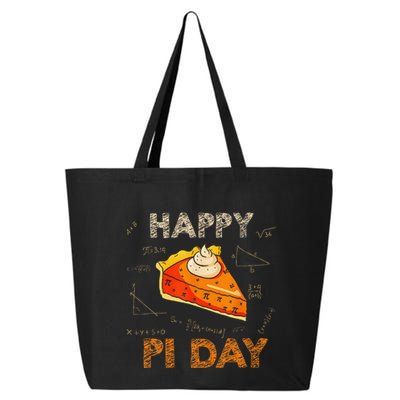 3.14 Pi Day Pie Day Pi Symbol For Math Lovers And Women 25L Jumbo Tote
