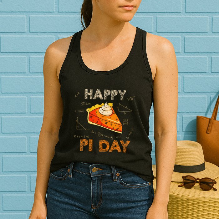 3.14 Pi Day Pie Day Pi Symbol For Math Lovers And Women Womens Tank Top