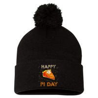 3.14 Pi Day Pie Day Pi Symbol For Math Lovers And Women Pom Pom 12in Knit Beanie