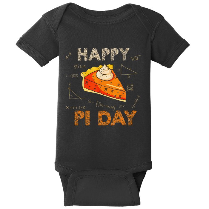3.14 Pi Day Pie Day Pi Symbol For Math Lovers And Women Baby Bodysuit