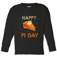 3.14 Pi Day Pie Day Pi Symbol For Math Lovers And Women Toddler Long Sleeve Shirt