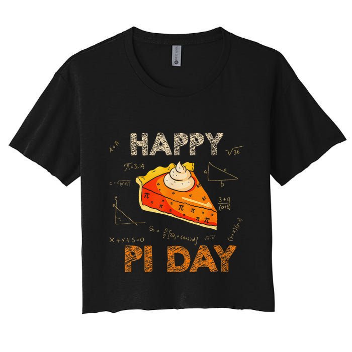 3.14 Pi Day Pie Day Pi Symbol For Math Lovers And Women Crop Top