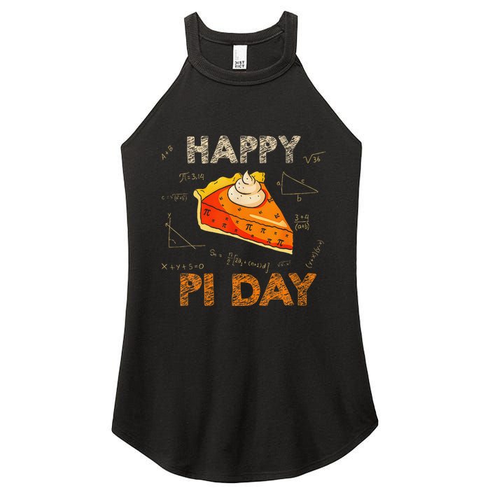 3.14 Pi Day Pie Day Pi Symbol For Math Lovers And Women Women's Perfect Tri Rocker Tank