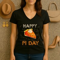 3.14 Pi Day Pie Day Pi Symbol For Math Lovers And Women Women's V-Neck T-Shirt