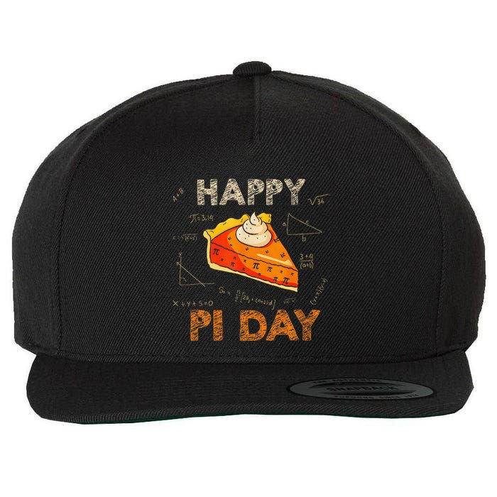 3.14 Pi Day Pie Day Pi Symbol For Math Lovers And Women Wool Snapback Cap