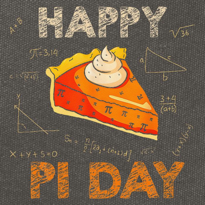 3.14 Pi Day Pie Day Pi Symbol For Math Lovers And Women Cotton Canvas Backpack