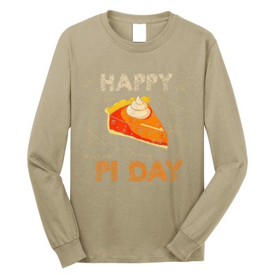3.14 Pi Day Pie Day Pi Symbol For Math Lovers And Women Long Sleeve Shirt