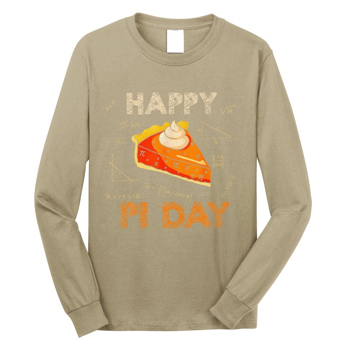 3.14 Pi Day Pie Day Pi Symbol For Math Lovers And Women Long Sleeve Shirt