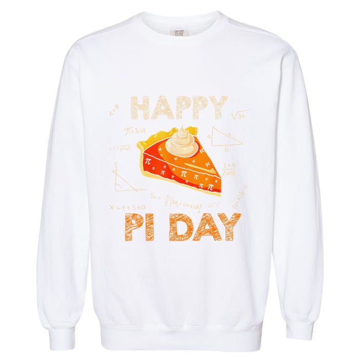 3.14 Pi Day Pie Day Pi Symbol For Math Lovers And Women Garment-Dyed Sweatshirt