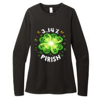 3.14% Pirish Funny St Patrick's Math Geek Mug, Lucky Pi Day Math Teacher Womens CVC Long Sleeve Shirt