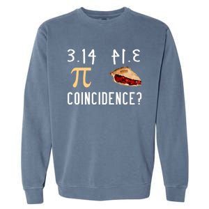 314 Pie Funny Pi Day Gift Garment-Dyed Sweatshirt